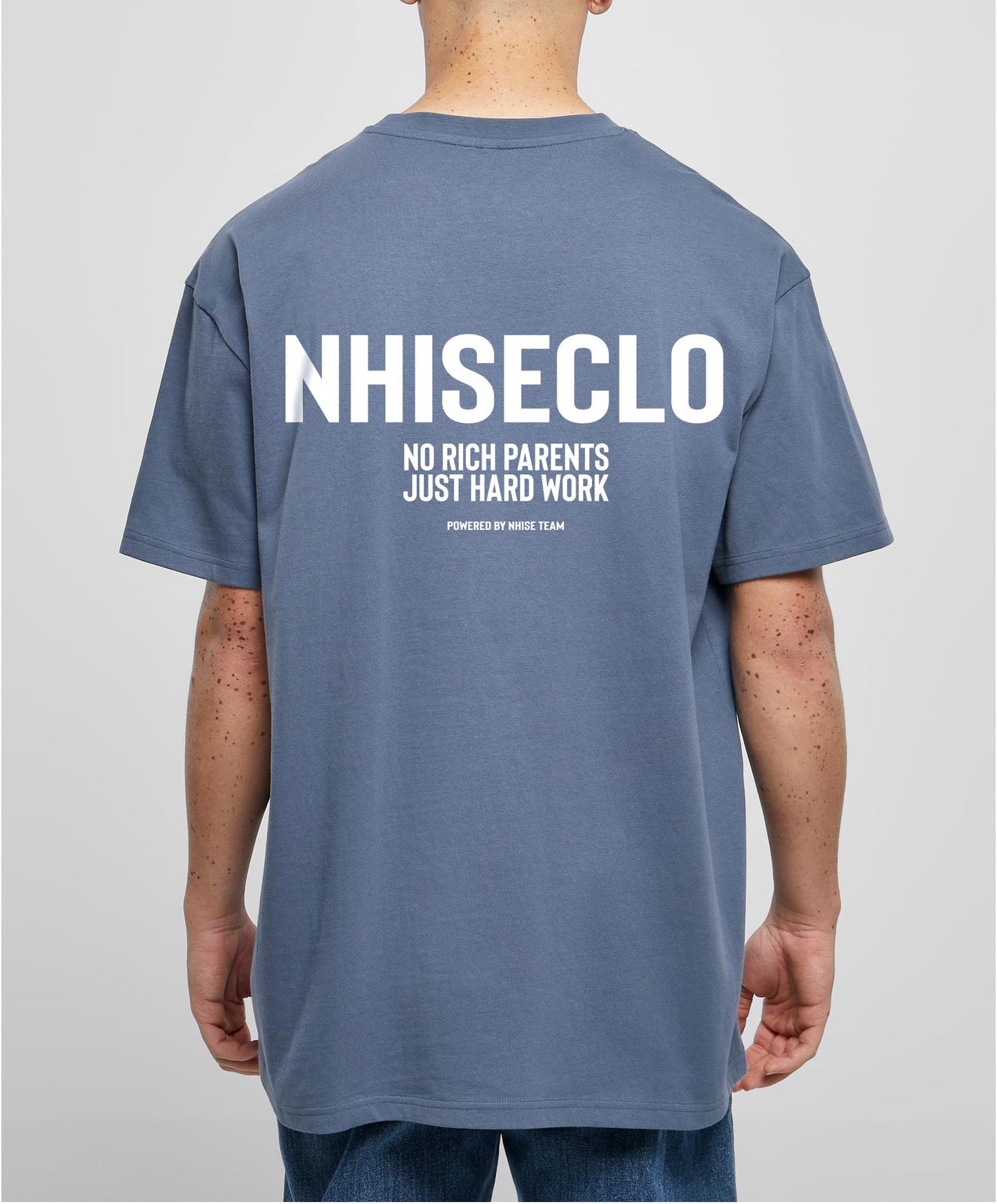 Nhise Clo "vintageblue" Heavy Oversize Tee