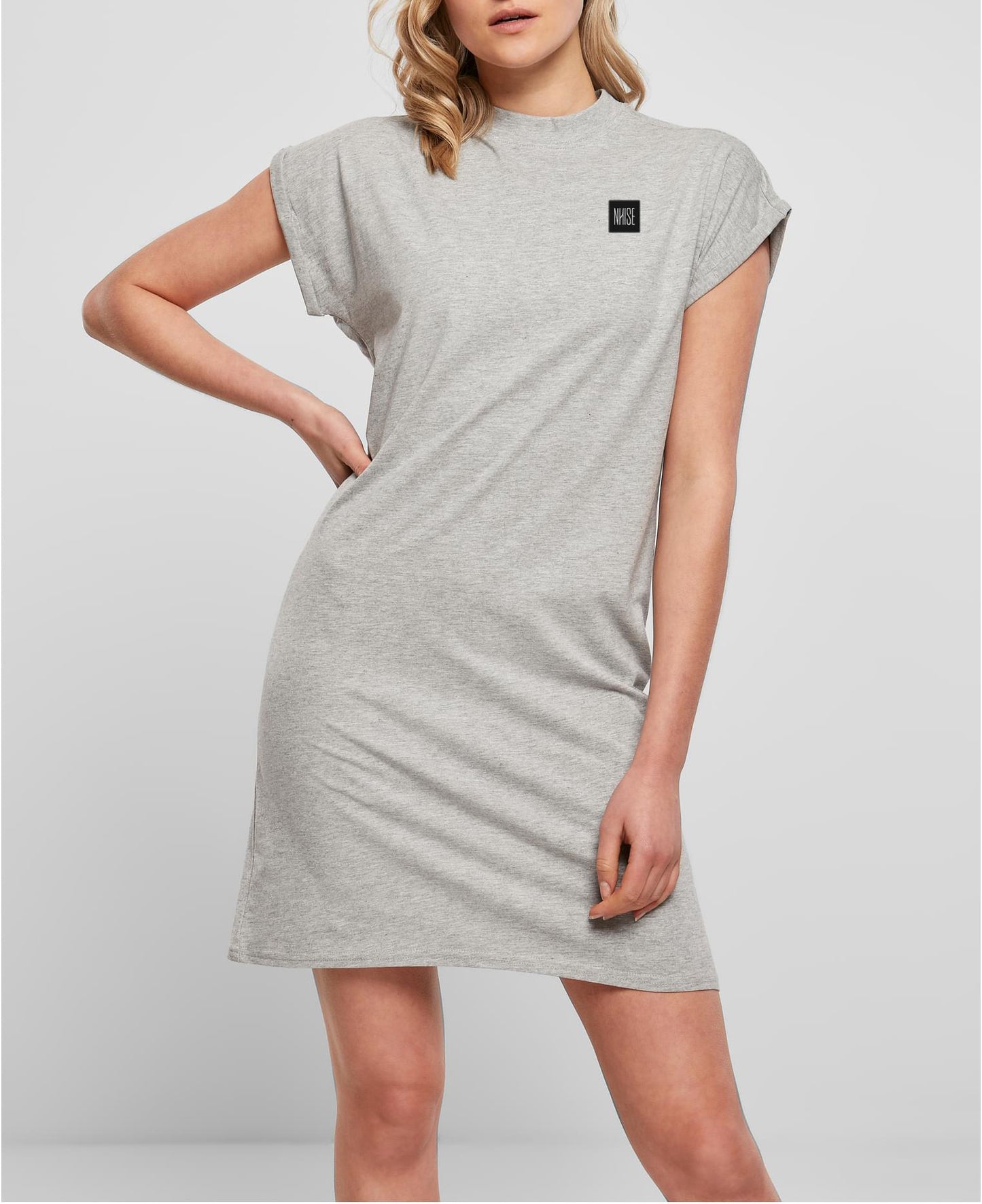 Basic "grey" Shoulder Dress Tee
